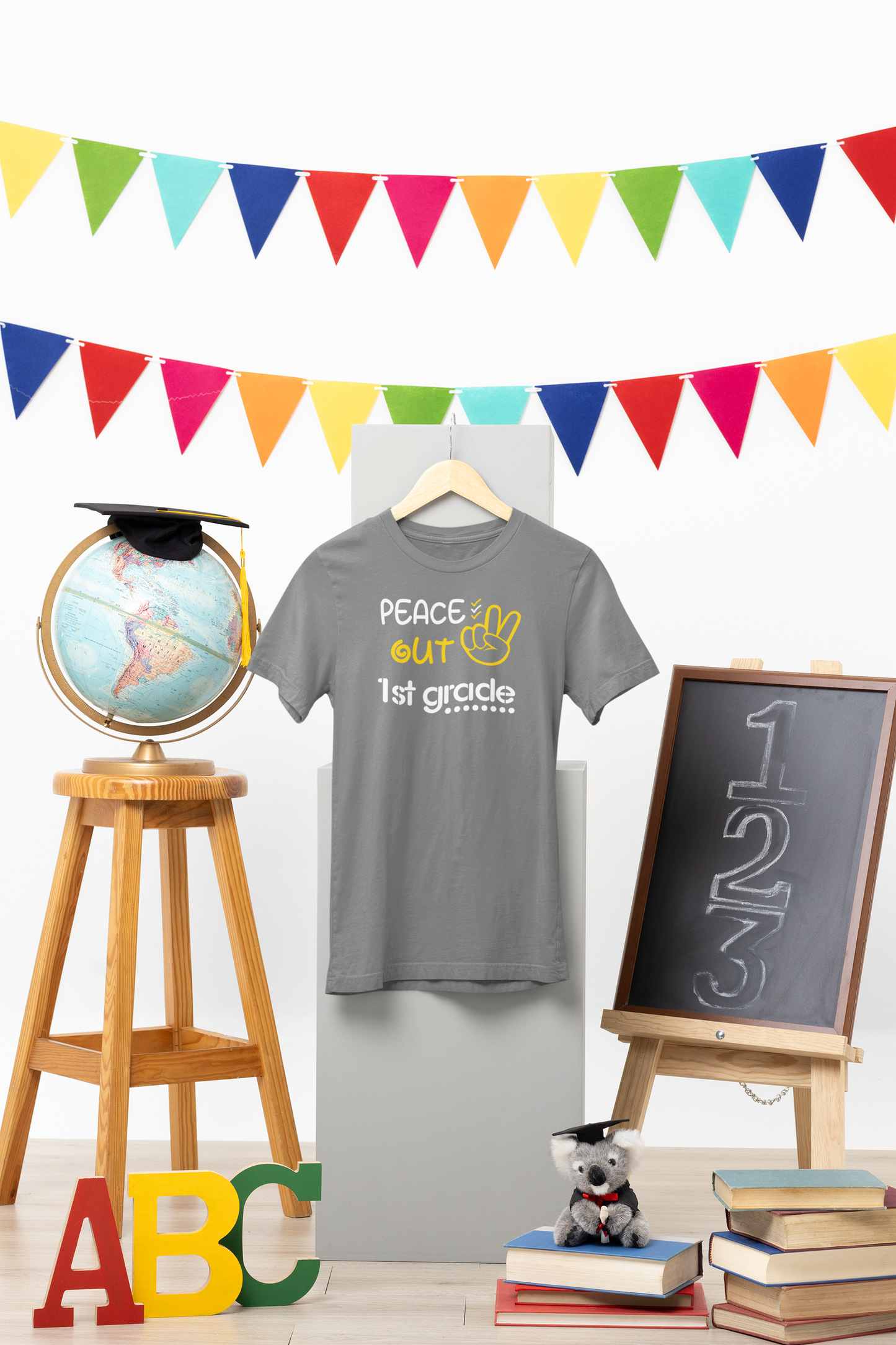 Peace Out - Last Day of School Shirt - 1st Grade