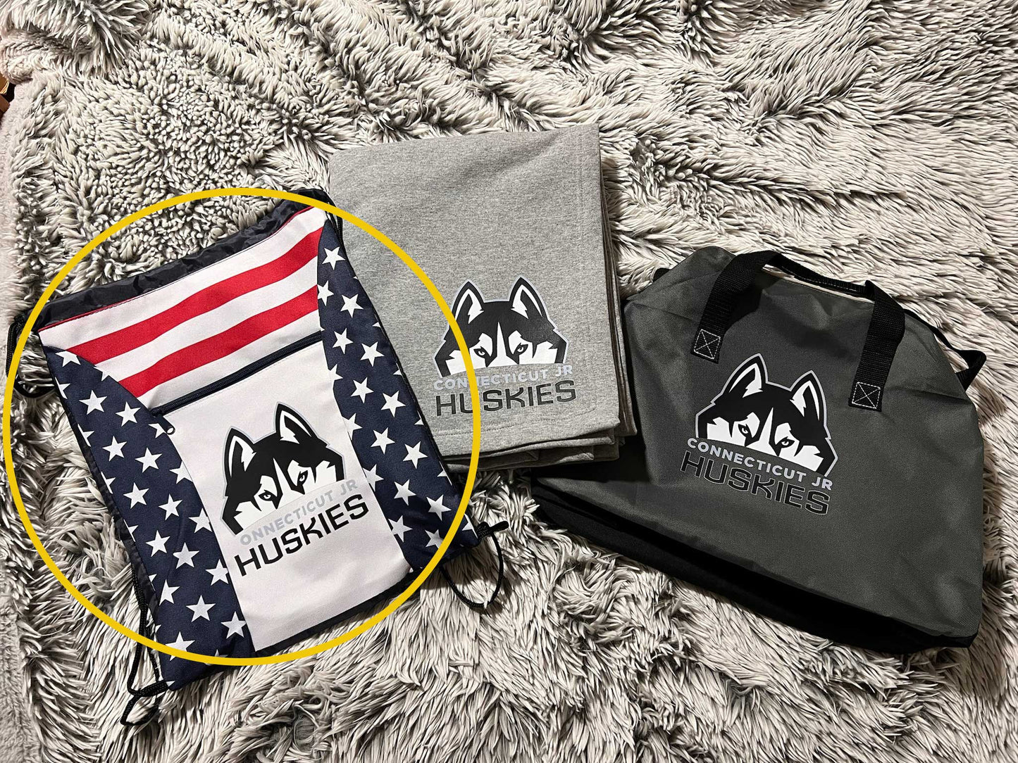 Drawstring American Backpack