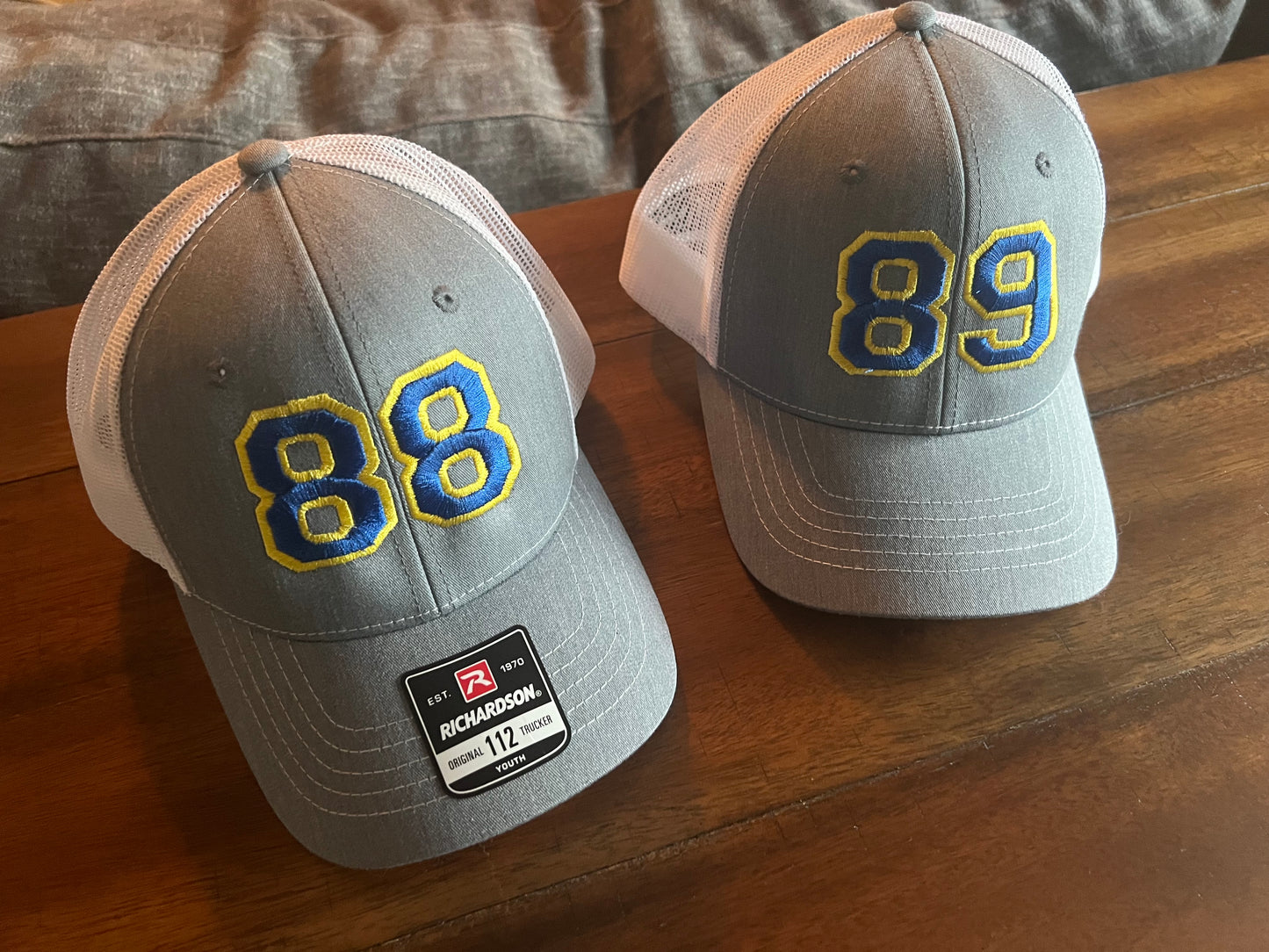 Team Hat with Jersey Number