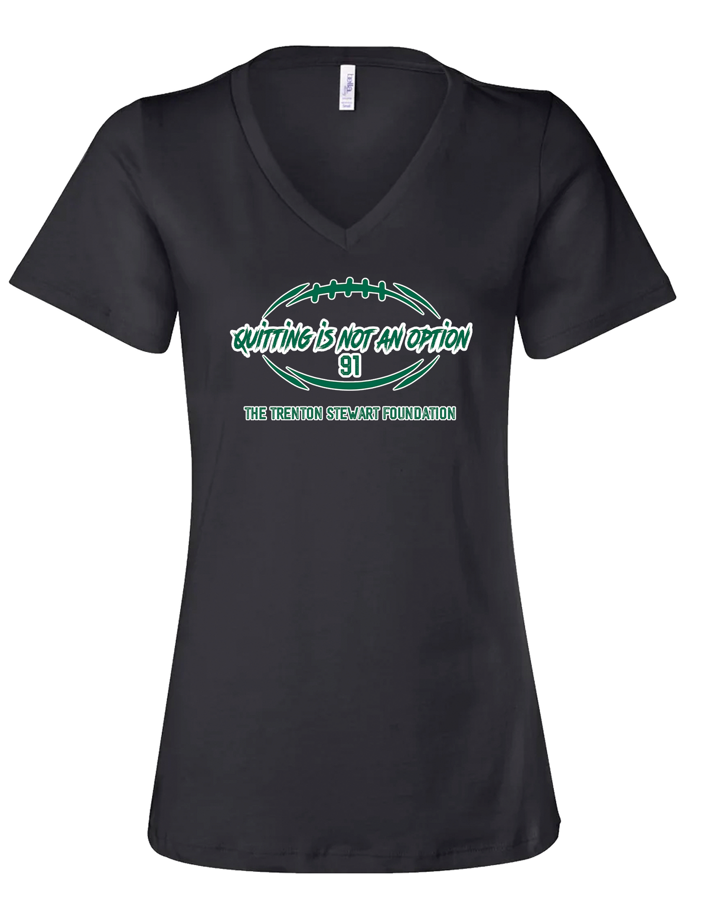 Quitting is not an option - Women V-Neck